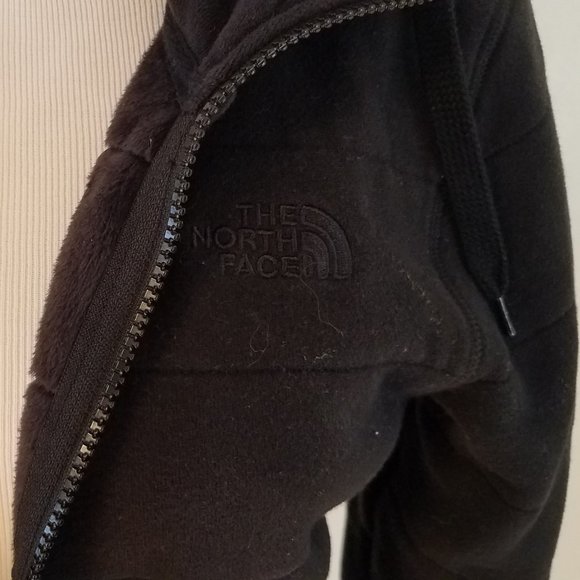 The North Face Black Zip up Hoodie with Fuzzy Inside Sz Small Petite - Picture 2 of 13